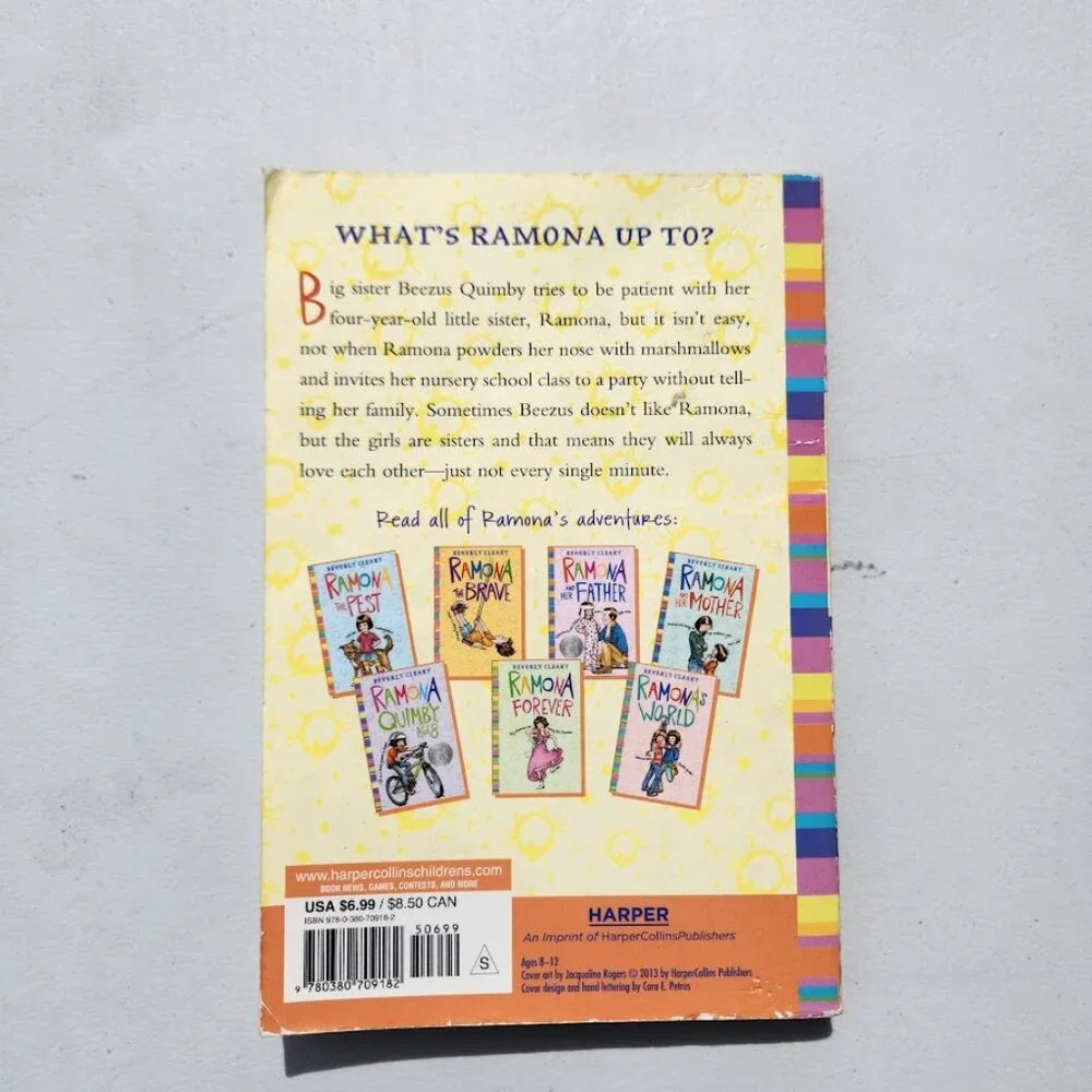 Children's Book Bundle Lot Set 5 Chapter Books Beverly Cleary  Beezus and Ramona